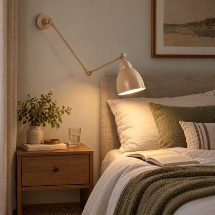 BRILAGI - Wandlamp QUILL 1xE27/40W/230V 83 cm beige