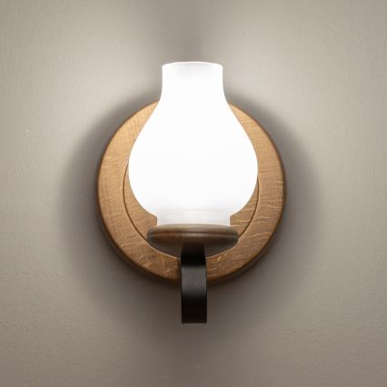 Brilagi - Wandlamp ROATA APLICA 1xE14/40W/230V beuken/walnoot