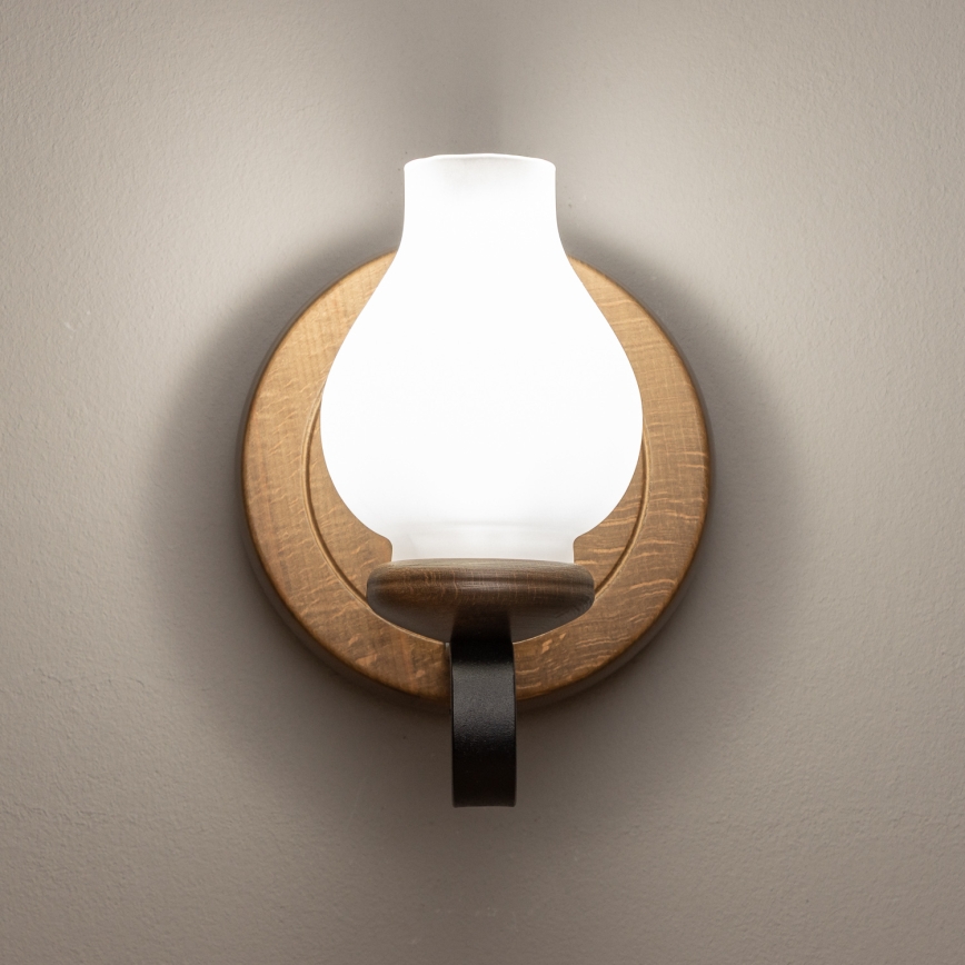 Brilagi - Wandlamp ROATA APLICA 1xE14/40W/230V beuken/walnoot