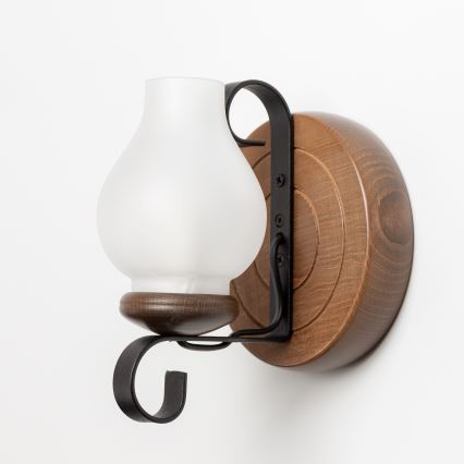 Brilagi - Wandlamp ROATA APLICA 1xE14/40W/230V beuken/walnoot