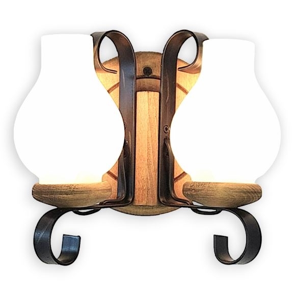 Brilagi - Wandlamp ROATA APLICA 2xE14/40W/230V beuken