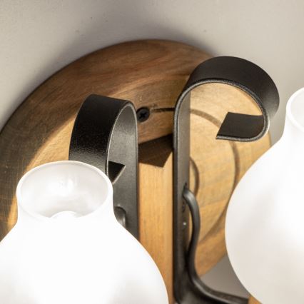 Brilagi - Wandlamp ROATA APLICA 2xE14/40W/230V beuken