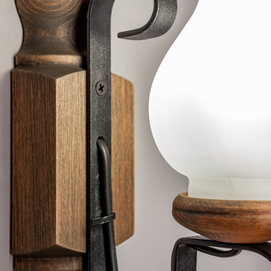 Brilagi - Wandlamp RUSTIC 1xE14/40W/230V beuken