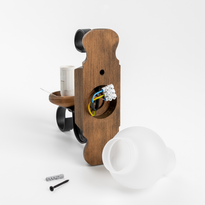 Brilagi - Wandlamp RUSTIC 1xE14/40W/230V beuken