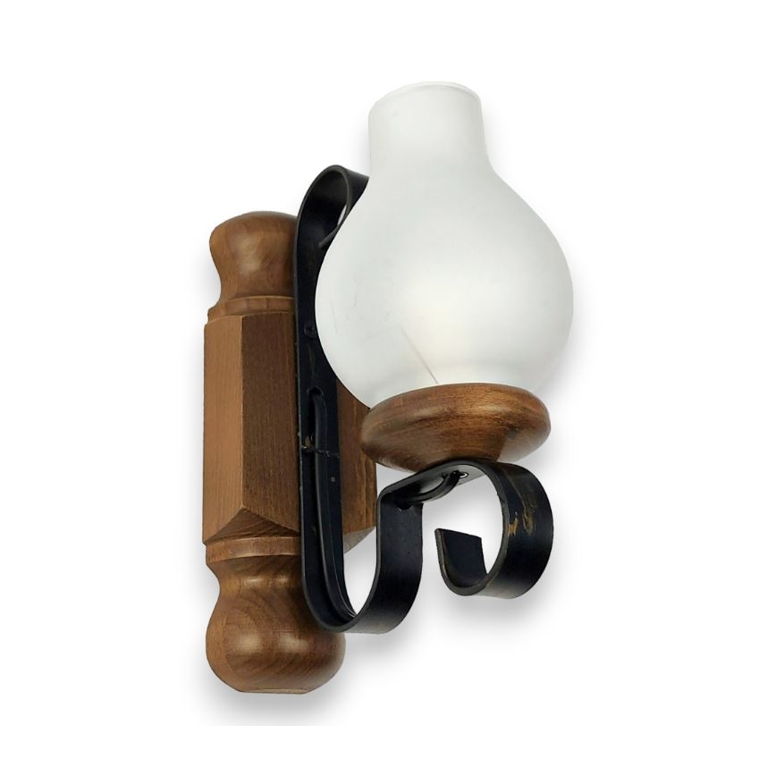 Brilagi - Wandlamp RUSTIC 1xE14/40W/230V beuken/walnoot