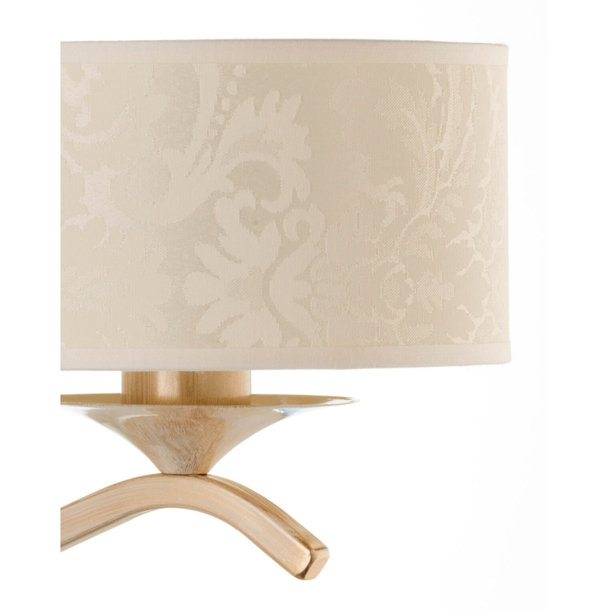 Brilagi - Wandlamp SAPHIRE 1xE27/15W/230V crème/goud/patina