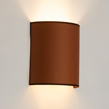 Brilagi - Wandlamp SEMI 1xE27/15W/230V bruin