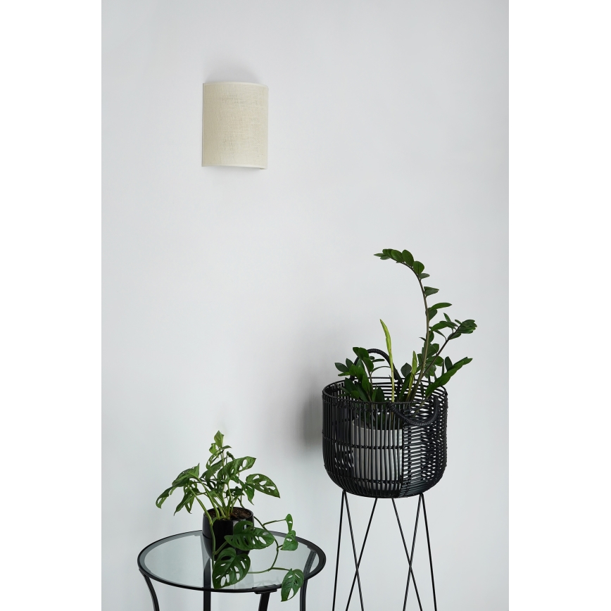 Brilagi - Wandlamp SEMI 1xE27/15W/230V crème