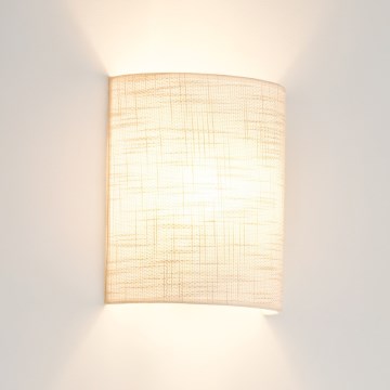 Brilagi - Wandlamp SEMI 1xE27/15W/230V grijs