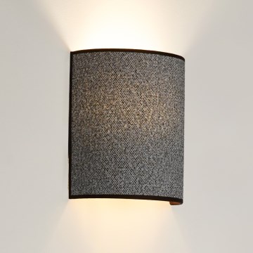 Brilagi - Wandlamp SEMI 1xE27/15W/230V grijs