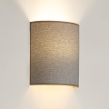 Brilagi - Wandlamp SEMI 1xE27/15W/230V lichtgrijs