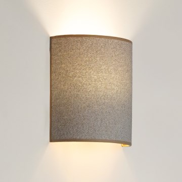 Brilagi - Wandlamp SEMI 1xE27/15W/230V lichtgrijs