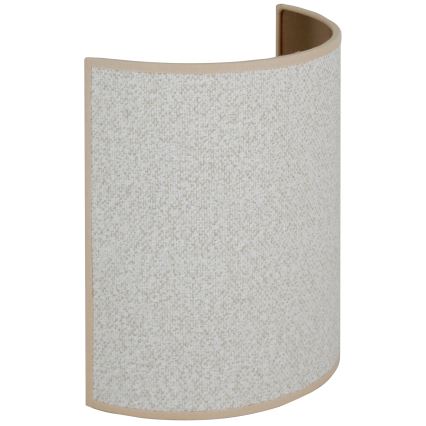 Brilagi - Wandlamp SEMI 1xE27/15W/230V lichtgrijs