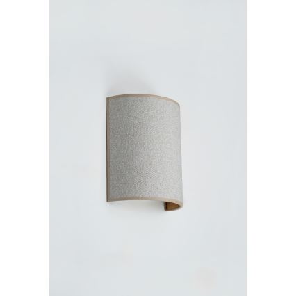 Brilagi - Wandlamp SEMI 1xE27/15W/230V lichtgrijs