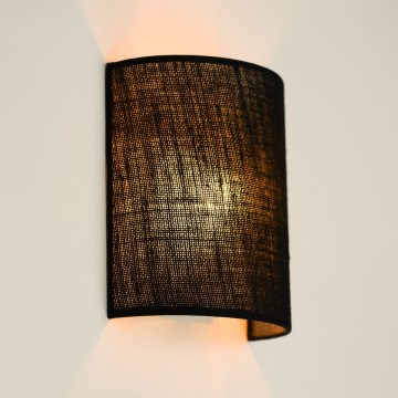 Brilagi - Wandlamp SEMI 1xE27/15W/230V zwart