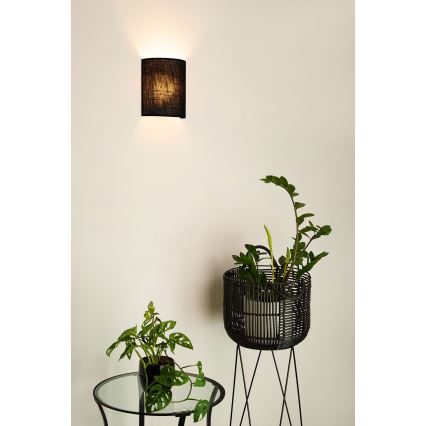 Brilagi - Wandlamp SEMI 1xE27/15W/230V zwart
