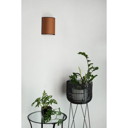 Brilagi - Wandlamp SEMI CIRCLE 1xE27/15W/230V bruin
