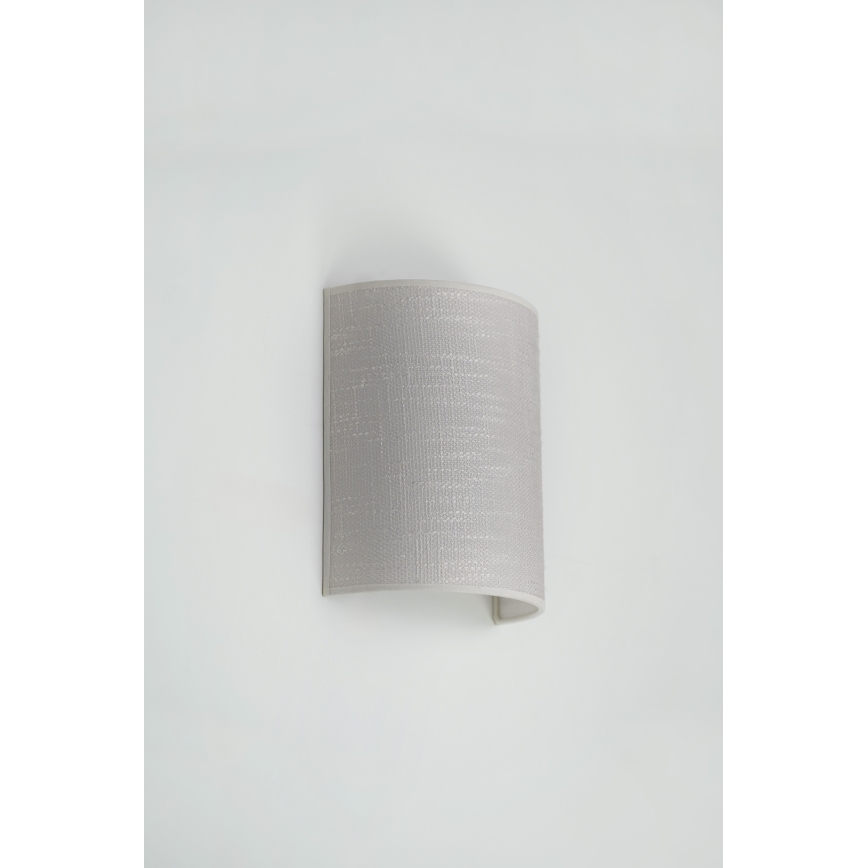 Brilagi - Wandlamp SEMI CIRCLE 1xE27/15W/230V grijs