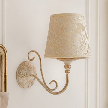 Brilagi - Wandlamp SONIA 1xE27/15W/230V crème/patina