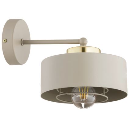 Brilagi - Wandlamp SPRING 1xE27/60W/230V beige/goud