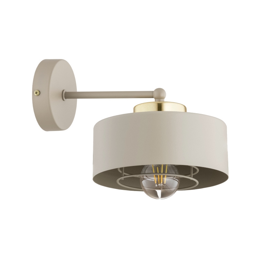 Brilagi - Wandlamp SPRING 1xE27/60W/230V beige/goud