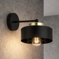 Brilagi - Wandlamp SPRING 1xE27/60W/230V zwart/goud