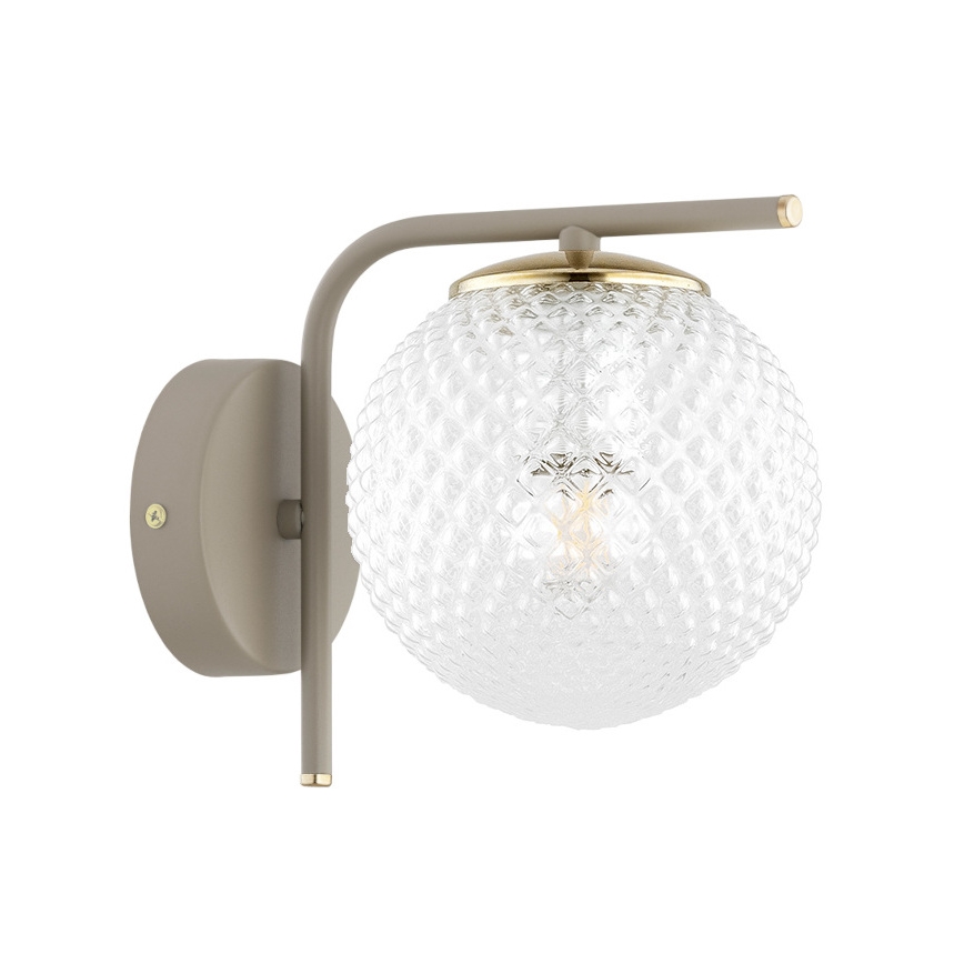 Brilagi - Wandlamp STELLA 1xE27/60W/230V beige/goud