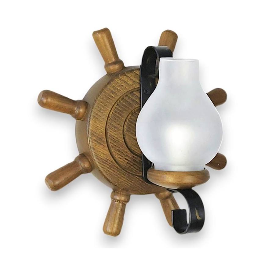 Brilagi - Wandlamp TIMONA 1xE14/40W/230V beuken/walnoot