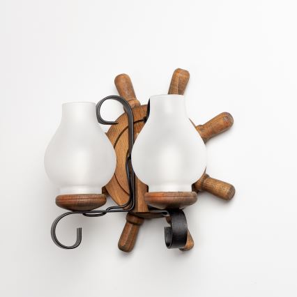 Brilagi - Wandlamp TIMONA 2xE14/40W/230V beuken