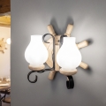 Brilagi - Wandlamp TIMONA 2xE14/40W/230V eiken