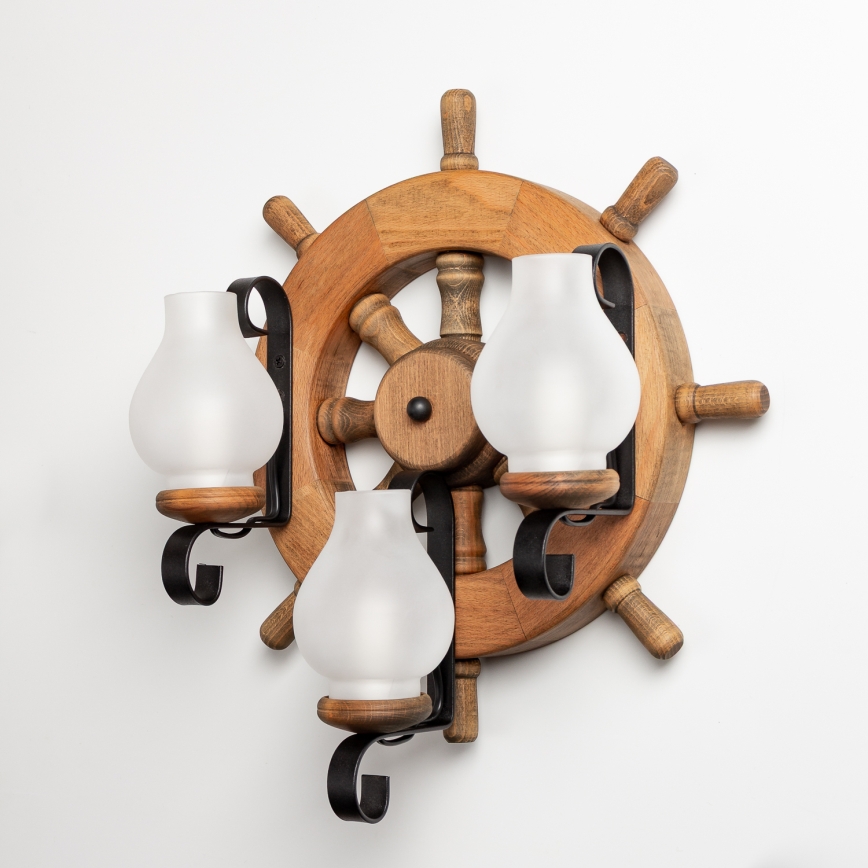 Brilagi - Wandlamp TIMONA 3xE14/40W/230V beuken