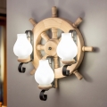 Brilagi - Wandlamp TIMONA 3xE14/40W/230V eiken