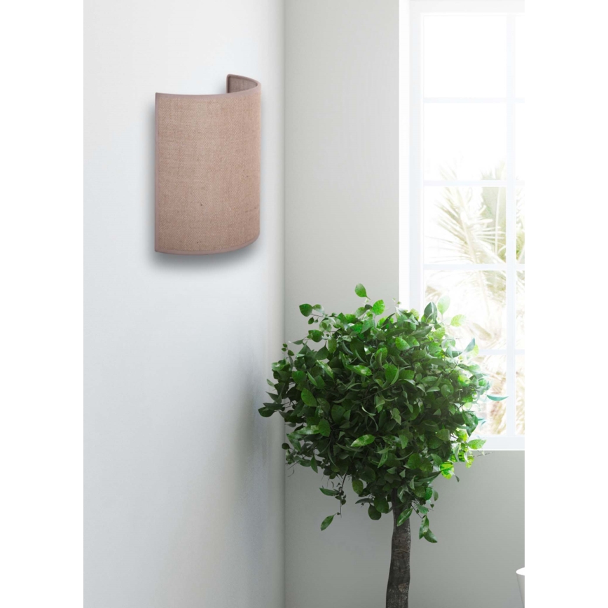 Brilagi - Wandlamp VELVET 1xE27/40W/230V bruin