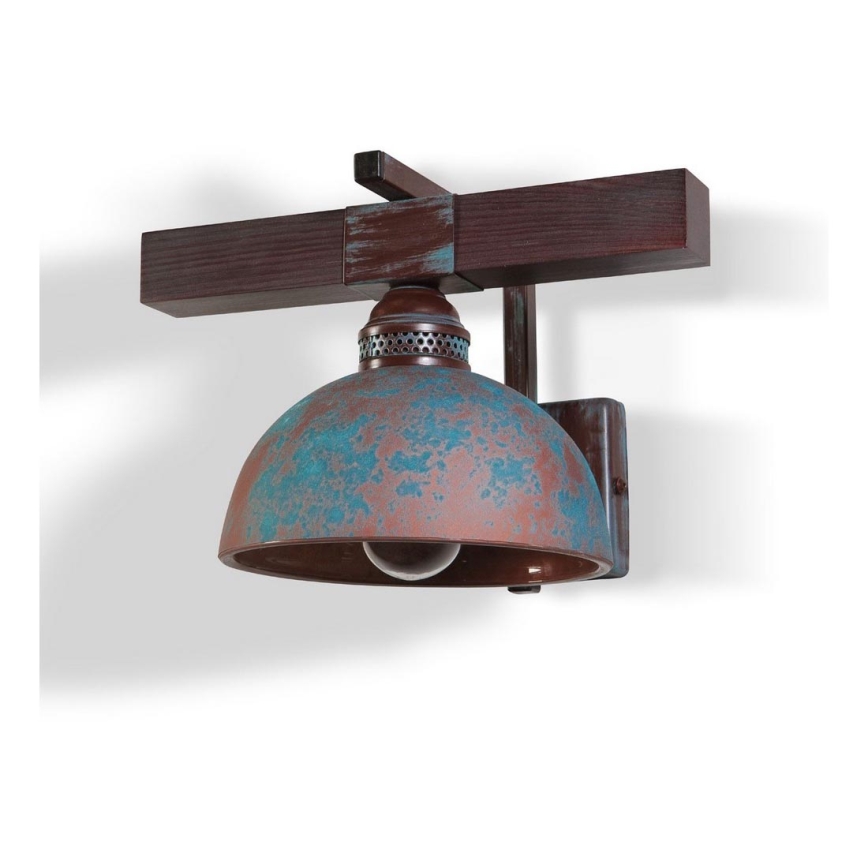 BRILAGI - Wandlamp VIRIONI 1xE27/60W/230V bruin/patina