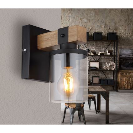 Brilagi - Wandlamp VISTA 1xE27/60W/230V eiken