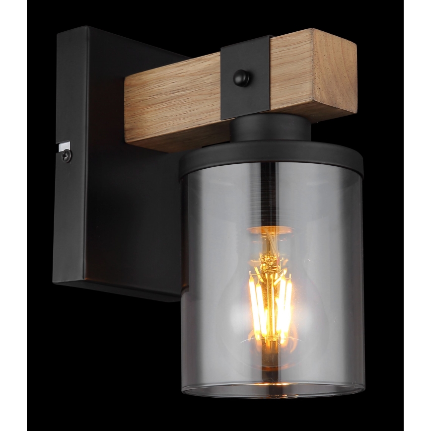 Brilagi - Wandlamp VISTA 1xE27/60W/230V eiken