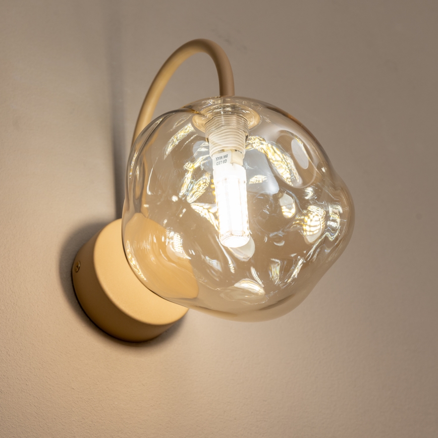 BRILAGI - Wandlamp VULCANO 1xG9/8W/230V beige/rookkleurig