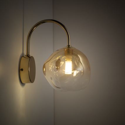 Brilagi - Wandlamp VULCANO 1xG9/8W/230V goud/rookbeige