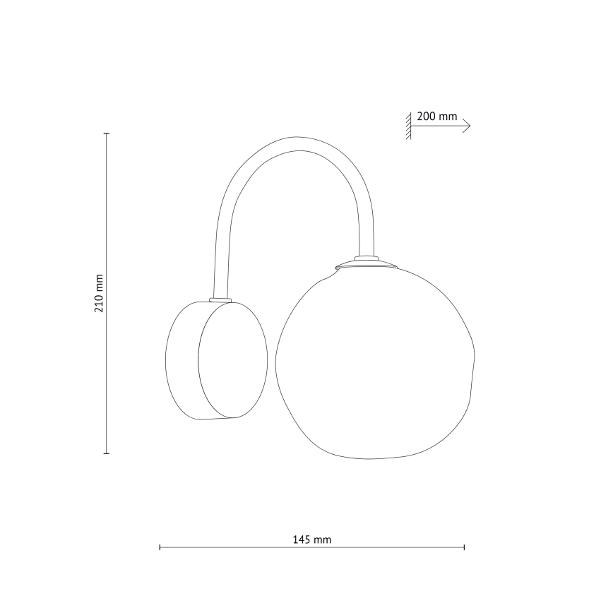 Brilagi - Wandlamp VULCANO 1xG9/8W/230V goud/rookbeige