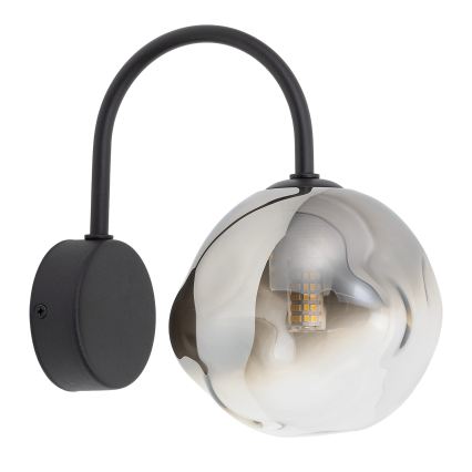 Brilagi - Wandlamp VULCANO 1xG9/8W/230V zwart/gerookt zwart