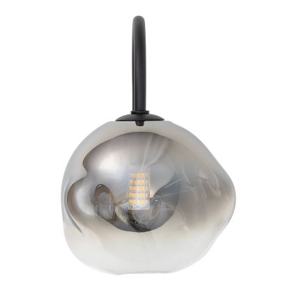 Brilagi - Wandlamp VULCANO 1xG9/8W/230V zwart/gerookt zwart