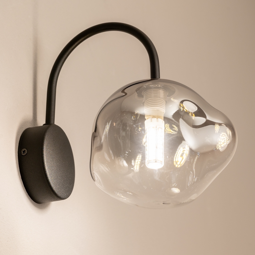 BRILAGI - Wandlamp VULCANO 1xG9/8W/230V zwart/gerookt zwart