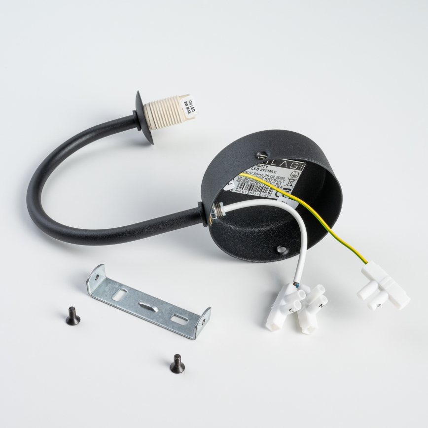 BRILAGI - Wandlamp VULCANO 1xG9/8W/230V zwart/gerookt zwart