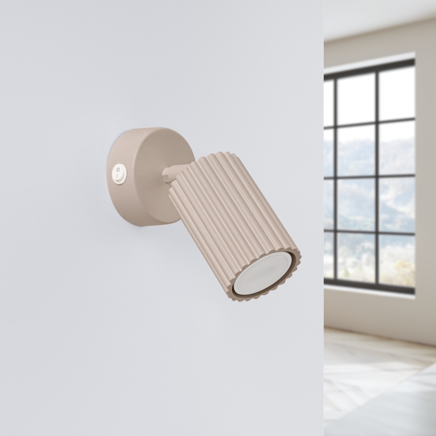 Brilagi - Wandspot CRESTO 1xGU10/10W/230V taupe