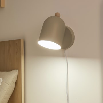 Brilagi - Wandspot GALLION 1xE27/15W/230V beige