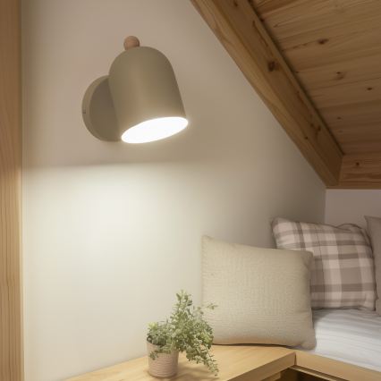 Brilagi - Wandspot GALLION 1xE27/15W/230V beige