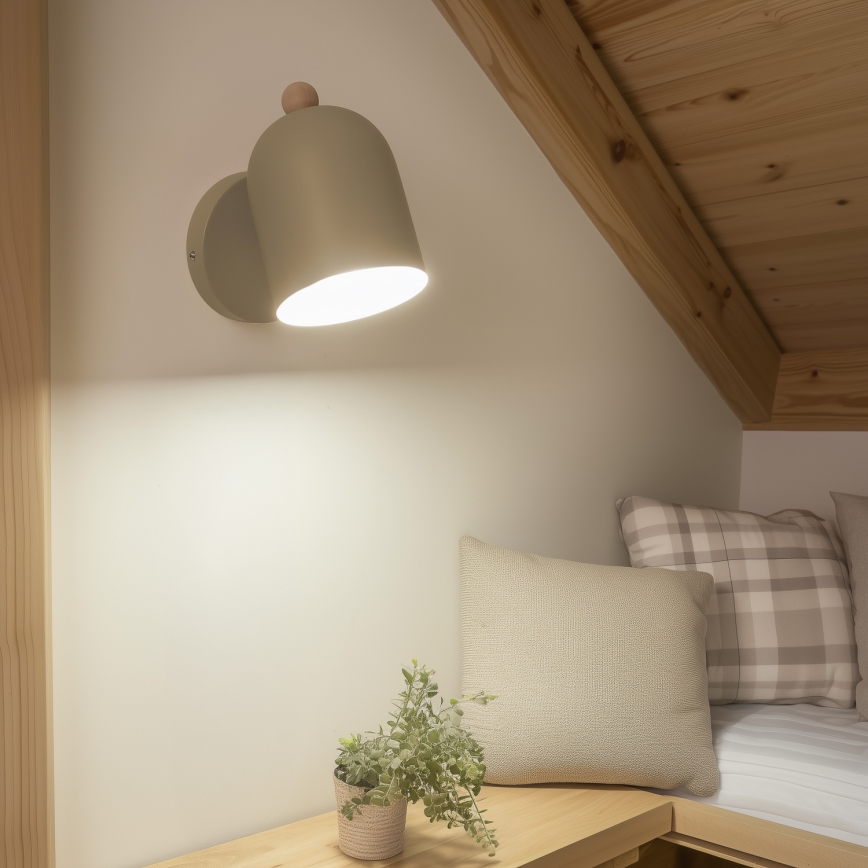 Brilagi - Wandspot GALLION 1xE27/15W/230V beige