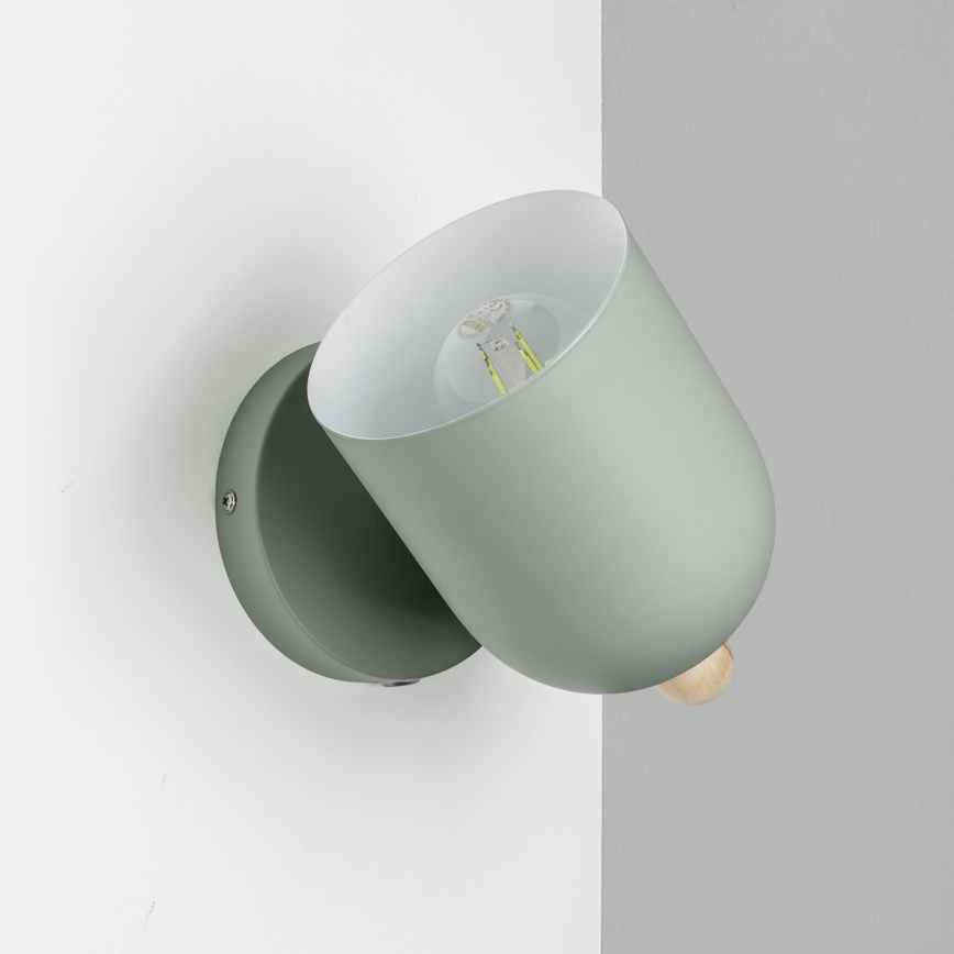 Brilagi - Wandspot GALLION 1xE27/15W/230V, groen