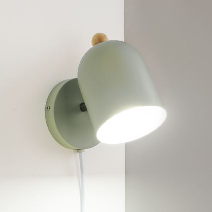 Brilagi - Wandspot GALLION 1xE27/15W/230V, groen