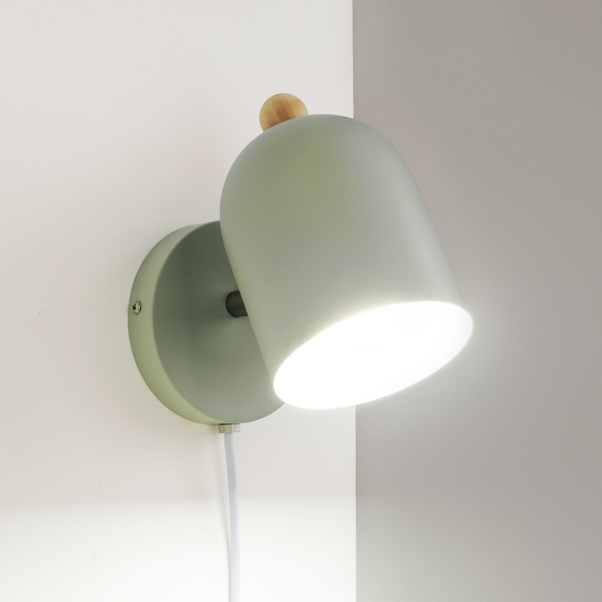 Brilagi - Wandspot GALLION 1xE27/15W/230V, groen